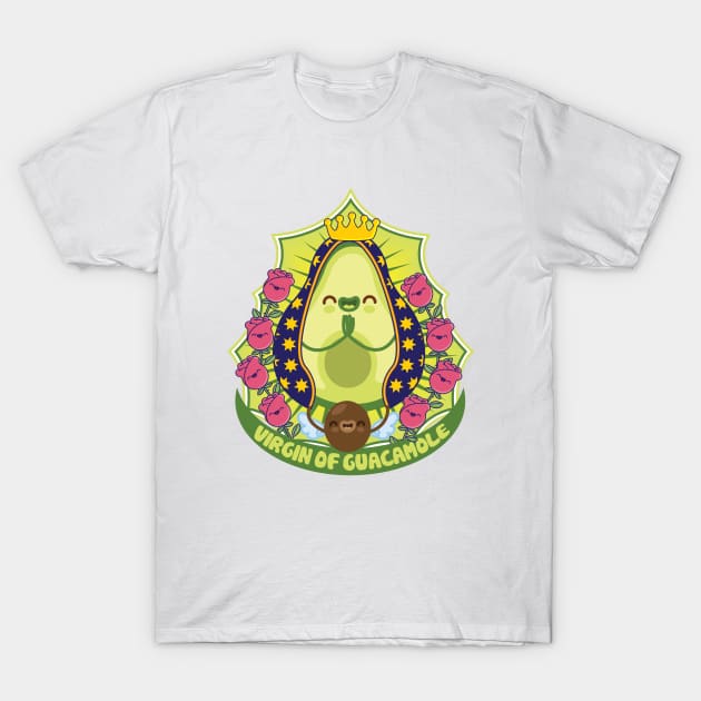 Virgin of Guacamole T-Shirt by satansbrand